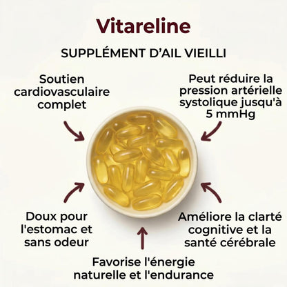 Extrait d'Ail Vieilli Inodore — Soutien Cardiovasculaire et Immunitaire